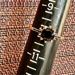 Fragrant Jewels Black Stone Ring